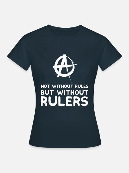 Anarchie - Frauen T-Shirt - Navy
