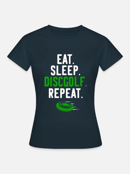 Discgolf - Frauen T-Shirt - Navy