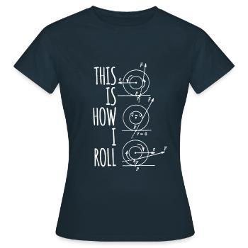 Nerd nerd engineer - Women's T-Shirt - navy - Front - AI Model Female 172 dark (172cm)