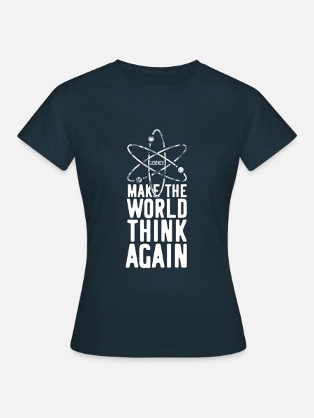 Nerd Nerds Denken Spruch - Frauen T-Shirt - Navy