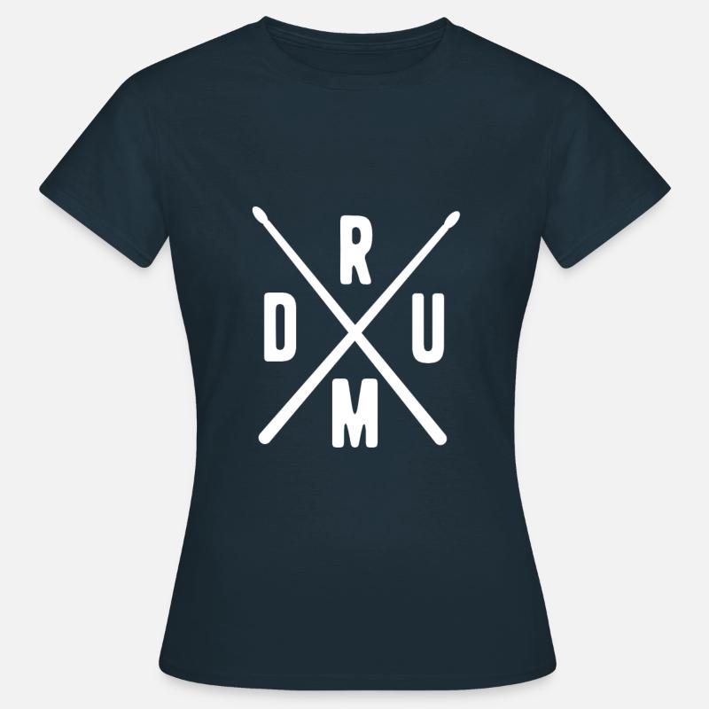 Drums drummer drum - Women's T-Shirt - navy