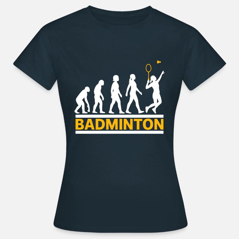 Evolution Badminton Damen Smash Cool - Frauen T-Shirt - Navy