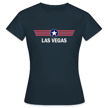 las vegas - T-shirt Femme - marine - Devant - AI Model Female 172 dark (172cm)