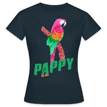 PAPPY - Women's T-Shirt - navy - Front - AI Model Female 172 dark (172cm)