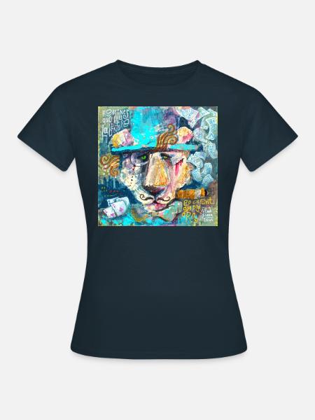 Bourgeois Löwe - Frauen T-Shirt - Navy