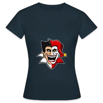 Joker Card Games Black jack poker table gift - Women's T-Shirt - navy - Front - AI Model Female 172 dark (172cm)