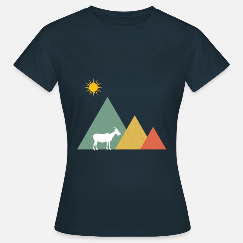 Goat billy goat alps - Women's T-Shirt - navy