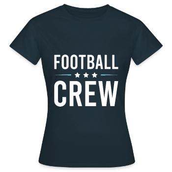 Équipe de football - T-shirt Femme - marine - Devant - AI Model Female 172 dark (172cm)