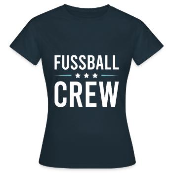 Équipe de football - T-shirt Femme - marine - Devant - AI Model Female 172 dark (172cm)