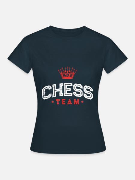 Chess Team - Frauen T-Shirt - Navy