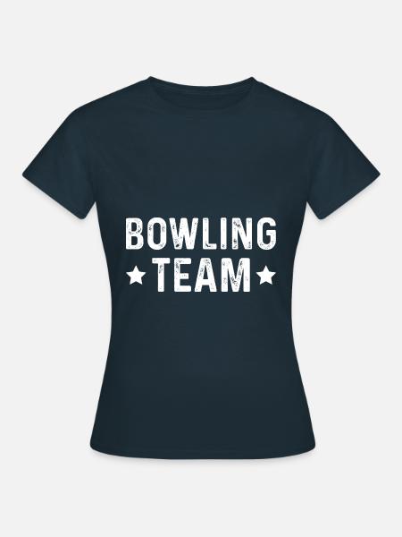 Bowling Team - Frauen T-Shirt - Navy