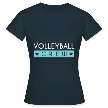 Équipe de volley-ball - T-shirt Femme - marine - Devant - AI Model Female 172 dark (172cm)