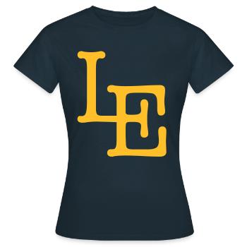 Leipzig - LE - T-shirt Femme - marine - Devant - AI Model Female 172 dark (172cm)