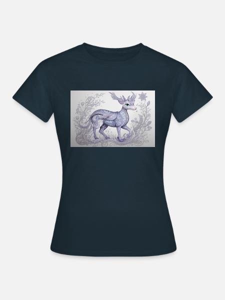 mystisches Tier 20 - Frauen T-Shirt - Navy