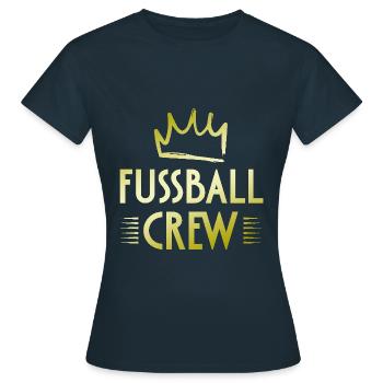 Équipe de football - T-shirt Femme - marine - Devant - AI Model Female 172 dark (172cm)