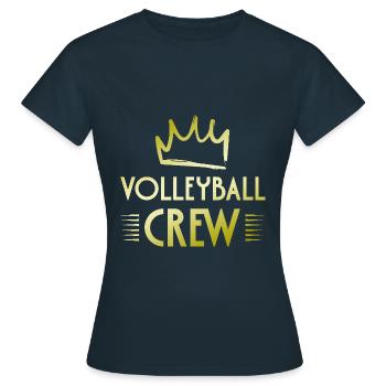 Équipe de volley-ball - T-shirt Femme - marine - Devant - AI Model Female 172 dark (172cm)