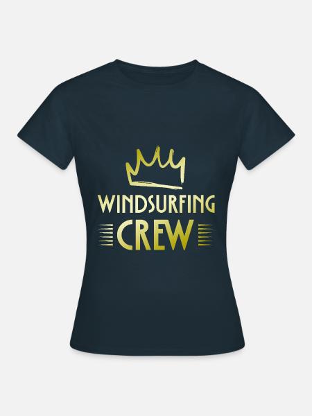 Windsurfing Crew - Frauen T-Shirt - Navy