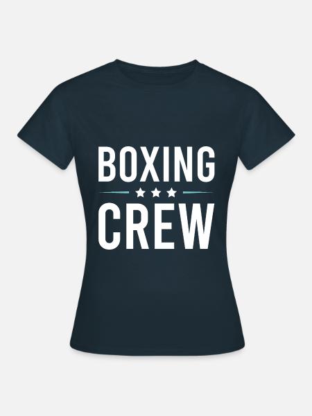 Boxing Crew - Frauen T-Shirt - Navy