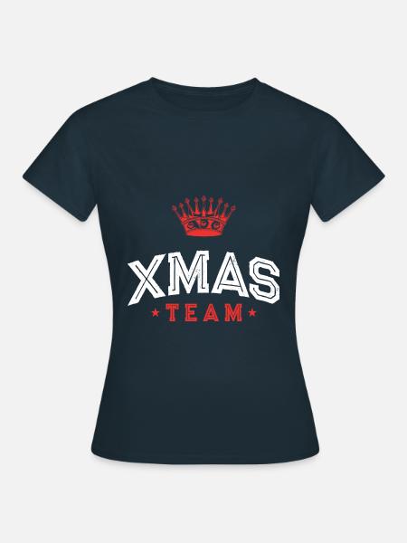Xmas Team - Frauen T-Shirt - Navy