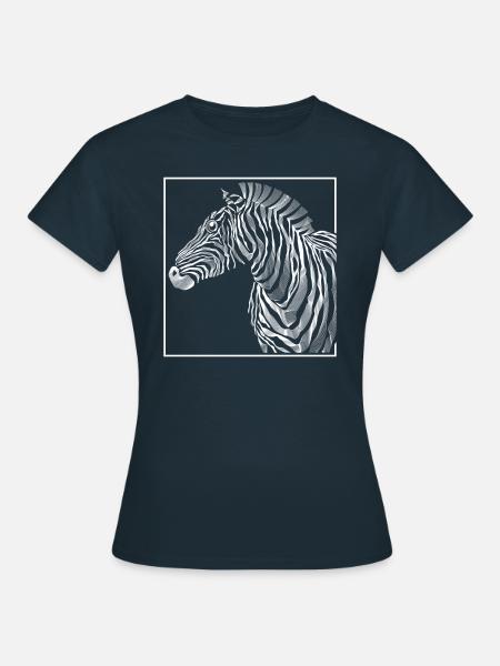 Zebra Zebra Zebra - Frauen T-Shirt - Navy