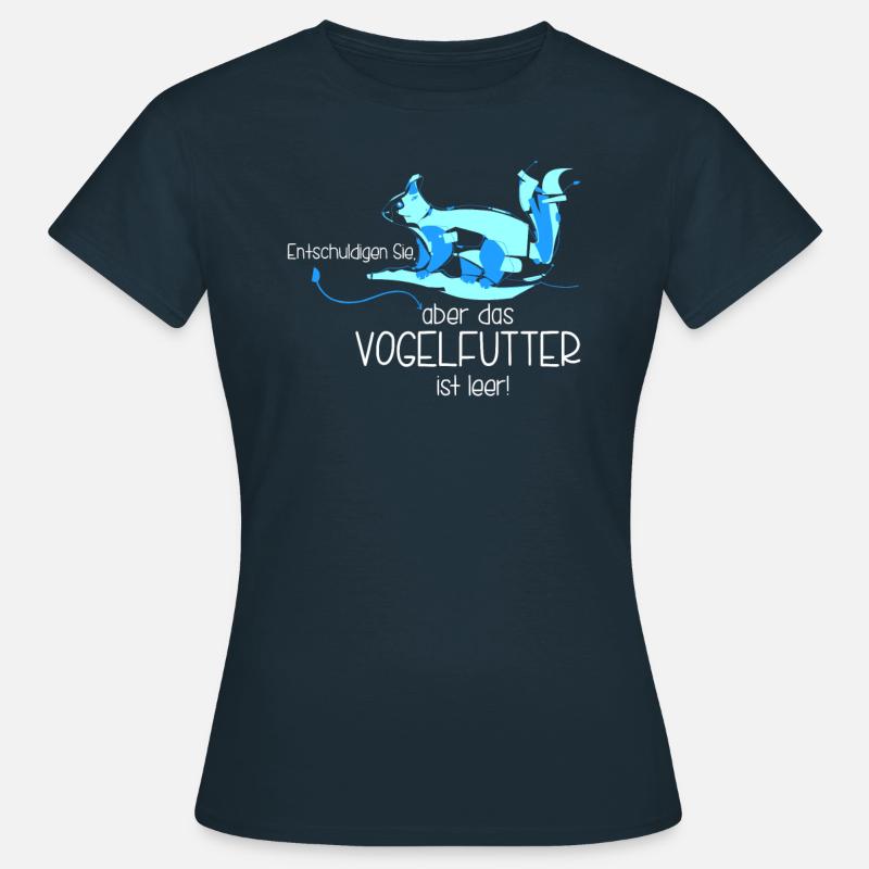 Eichhörnchen Eichhörnchen - Frauen T-Shirt - Navy