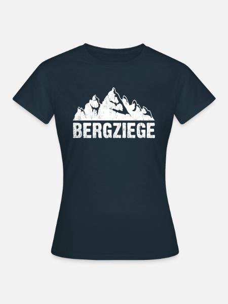 Bergziege - Frauen T-Shirt - Navy