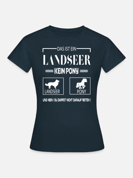 Tämä ei ole poni - Naisten t-paita - laivasto sininen