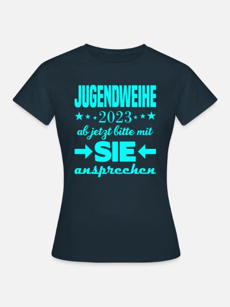 Jugendweihe 2023 - Frauen T-Shirt - Navy