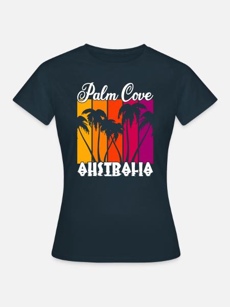 Palm Cove Australia - Frauen T-Shirt - Navy