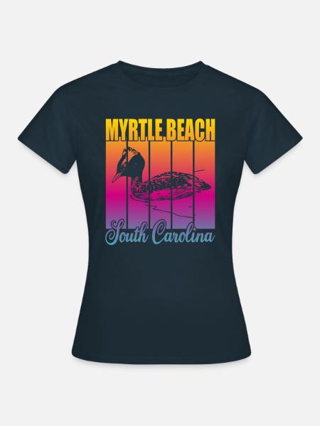 Myrtle Beach South Carolina - Frauen T-Shirt - Navy