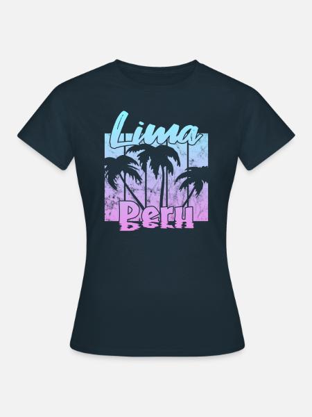Lima Peru - Frauen T-Shirt - Navy