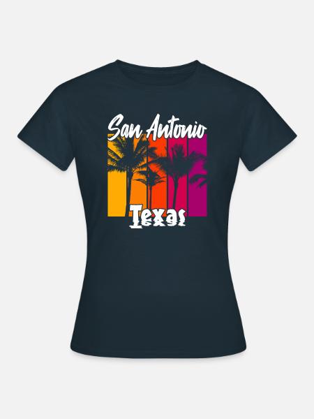 San Antonio Texas - Frauen T-Shirt - Navy