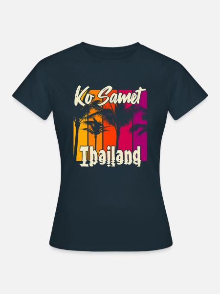 Ko Samet Thailand - Frauen T-Shirt - Navy