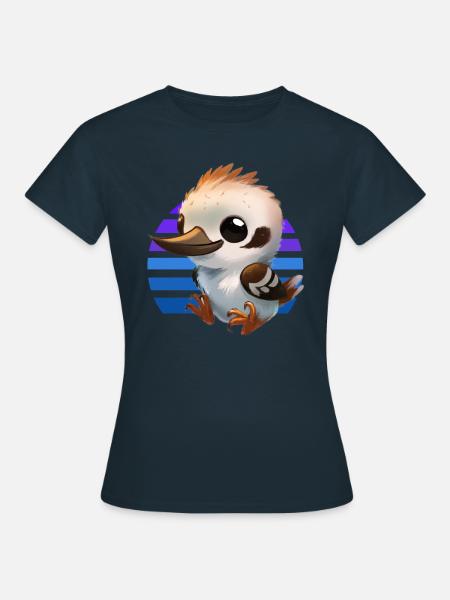 Baby Kookaburra - Frauen T-Shirt - Navy