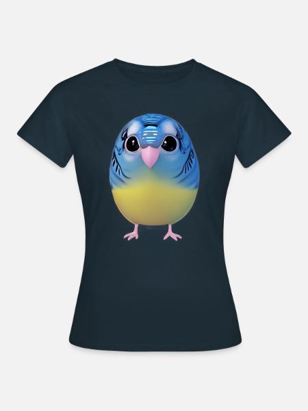 Vögel beobachten Vogel - Frauen T-Shirt - Navy