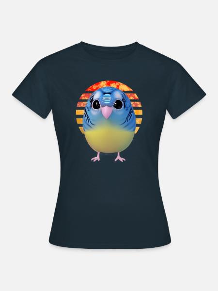 Vögel beobachten Vogel - Frauen T-Shirt - Navy