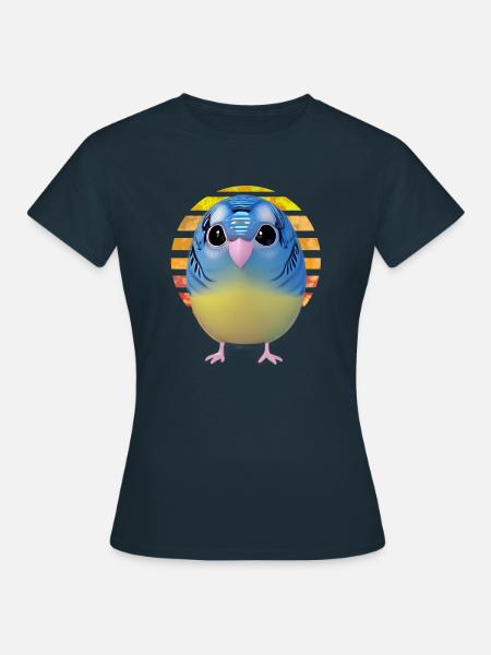 Vögel beobachten Vogel - Frauen T-Shirt - Navy