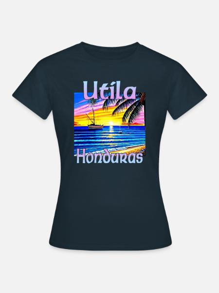 Utila Honduras - Frauen T-Shirt - Navy