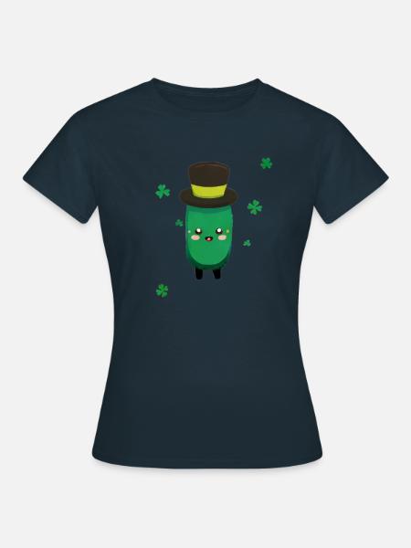 saint patrick's day - Gurke - Frauen T-Shirt - Navy