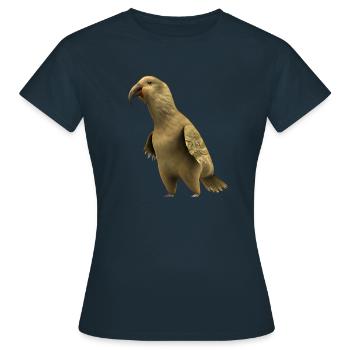 Kakapo - Le perroquet nocturne - T-shirt Femme - marine - Devant - AI Model Female 172 dark (172cm)