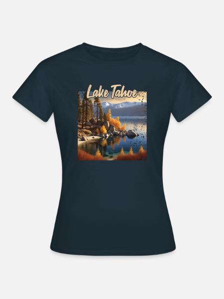 Lake Tahoe - Frauen T-Shirt - Navy