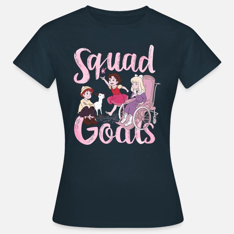 Heidi Squad Goals - Women's T-Shirt - navy