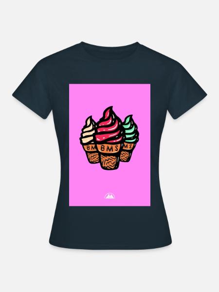 Softeis - Frauen T-Shirt - Navy