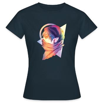 Elf modern - T-shirt Femme - marine - Devant - AI Model Female 172 dark (172cm)