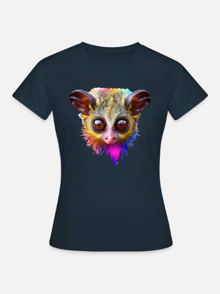 Tarsier Design - Frauen T-Shirt - Navy