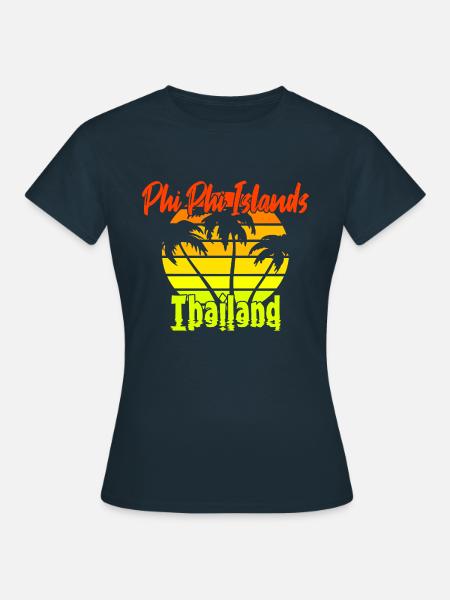 Phi Phi Islands Thailand - Frauen T-Shirt - Navy
