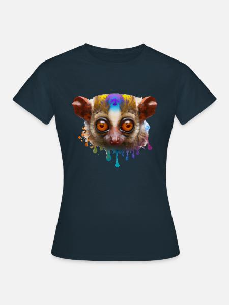 Tarsier Design - Frauen T-Shirt - Navy