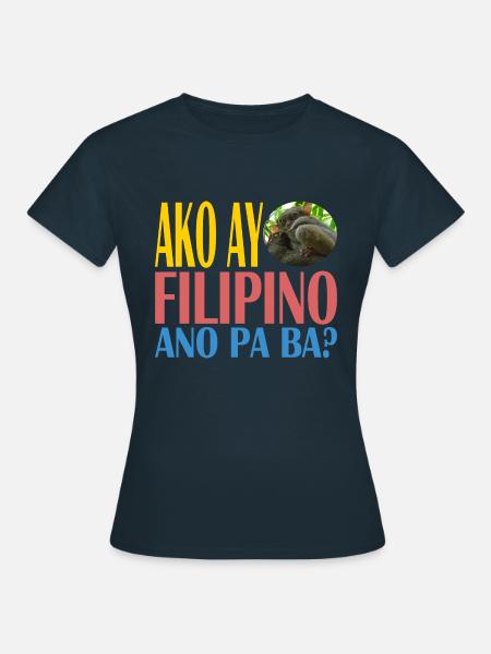 Philippinischer Tarsier - Frauen T-Shirt - Navy