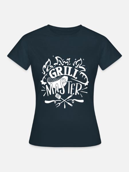 Grillmeister - Frauen T-Shirt - Navy