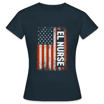 Abtreibung Ist Medizinisches Gesundheitswesen El - Frauen T-Shirt - Navy - Vorne - AI Model Female 172 dark (172cm)